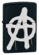 Zippo More Anarchy Black Matte lights 24334