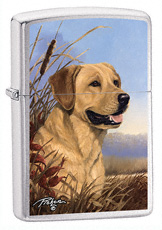 Zippo Linda Picken Yellow Labrador Lighter 24412
