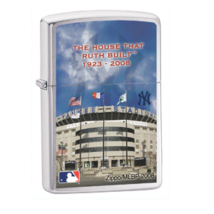 Zippo Last Game Yankee lights 24438