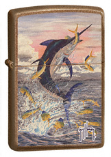 Zippo Gh Panama Black Copper Sparkl lights 24450