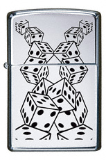 Zippo Deuce high polish chrome lighter (model 24483)