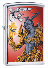Zippo 250 Tcd High Polish Chrome lights 24487
