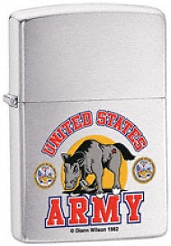 Zippo US Army Brushed Chrome Lighter (Model 24530)