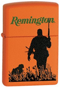 Zippo Remington, Orange Matte lights 24539