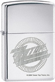 Zippo Zz Top High Polish Chrome lights 24560
