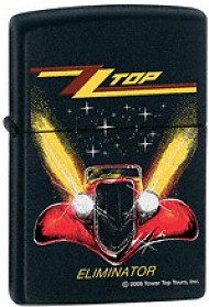 Zippo ZZ Top Black Matte Lighter 24561