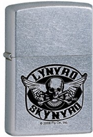 The Zippo Lynard Skynard street chrome lighter 24568