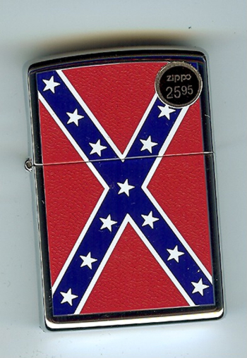 Zippo 250 Confederate Flag Lighter 250CONF