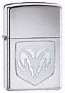 Zippo Dodge High Polish Chrome lights 250D560