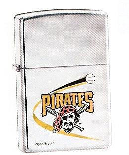 High Polished Chrome Pittsburgh Pirates Zippo #250MLB185