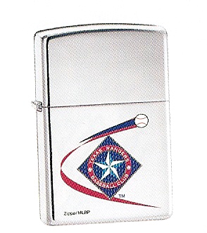 High Polished Chrome Texas Rangers Zippo #250MLB186