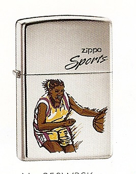 High Polished Chrome Womens Basketball Zippo #250WBSK