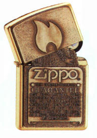 High Polished Brass Guarantee Zippo #254BBSB167
