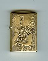 Zippo Elephant Brass lights 254BBSB60