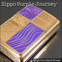 Zippo Purple Journey lights 432