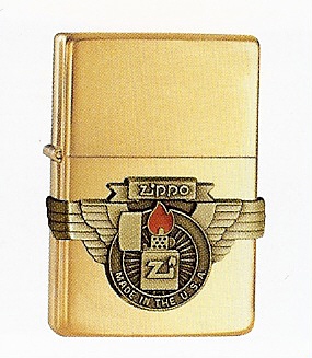 Brushed Brass Vintage Made in the USA Zippo #581