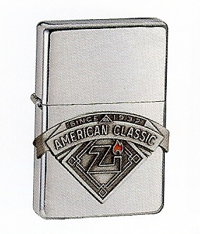 Brushed Chrome Vintage American Classic Zippo #584