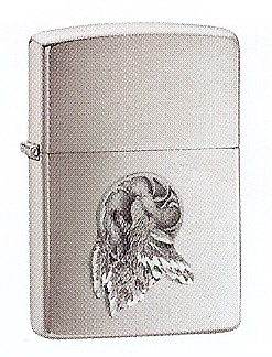Brushed Chrome Coyote Zippo # 672