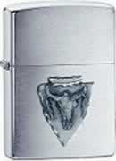 Zippo Brshd Chrme, Buffalo Arrhd lights 677