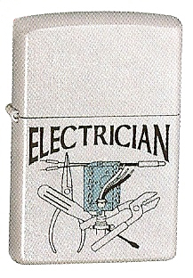 Zippo Satin Chrm, Electrician lights 718