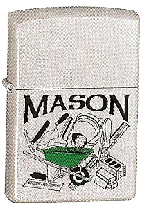 Satin Chrome Mason Zippo #723