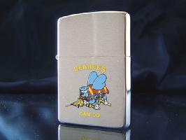 Brushed Chrome Seabees Zippo #783