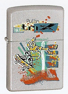 Satin Chrome Skateboarding Zippo #794