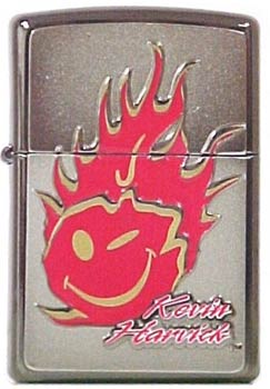 Happy Harvick Emblem Zippo #M1050