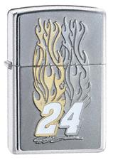 Zippo Jeff Gordon Flames Emblem lights ZM1070