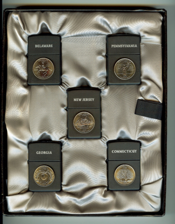 Zippo 1999 Quarter Collection Set ZQ99