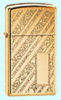 Zippo Diagonal floral high polished lighter (20160