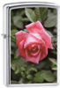 Zippo 250 Rose High Polished Chrome Lighter 24527