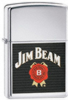 Zippo Jim Beam chrome high polish lighter (24552)