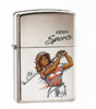 High Polished Chrome Womens Golf Zippo #250WGLF