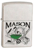 Satin Chrome Mason Zippo #723