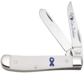 Case Diabetes Mini Trapper & Blue Wristband 3 1-2 Inch CA12404