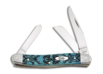Case Medium Stockman Caribbean Blue Kaleidoscope CA13583