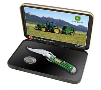 Case John Deere RussLock Collectible Medallion & Tin CA15713