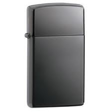 ZO20492 Slim Black Ice Lighter Lifetime Guarantee 