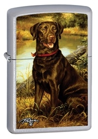 The Zippo Chocolate Labrador lighter ZO24781