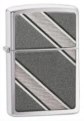 Zippo Black diagonal diamond lighter (model ZO24872)
