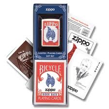 Zippo Zippo Cards-White Matte. lights 24880