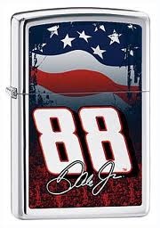 Zippo Zippo Dale Jr® with Flag. lights 24999