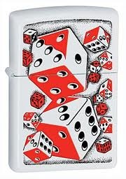 Zippo BS Dicey Windproof Lid Lighter Lifetime Warranty 28031
