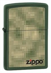 Zippo Digital Zippo Green Matte Lighter ZO28036 