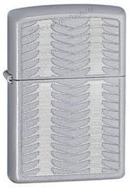 Zippo Jewelry 2 Satin Chrome Windproof Lid Lighter 28051