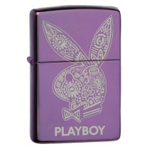 Zippo Playboy Windproof Purple Lighter 28076