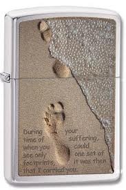Zippo Footprints In The Sand Lighter ZO28180