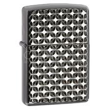 Zippo Engine Turned Star Pattern lights 28186