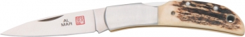 Al Mar Hawk brushed Bolster Genuine Stag Handle AM1002S